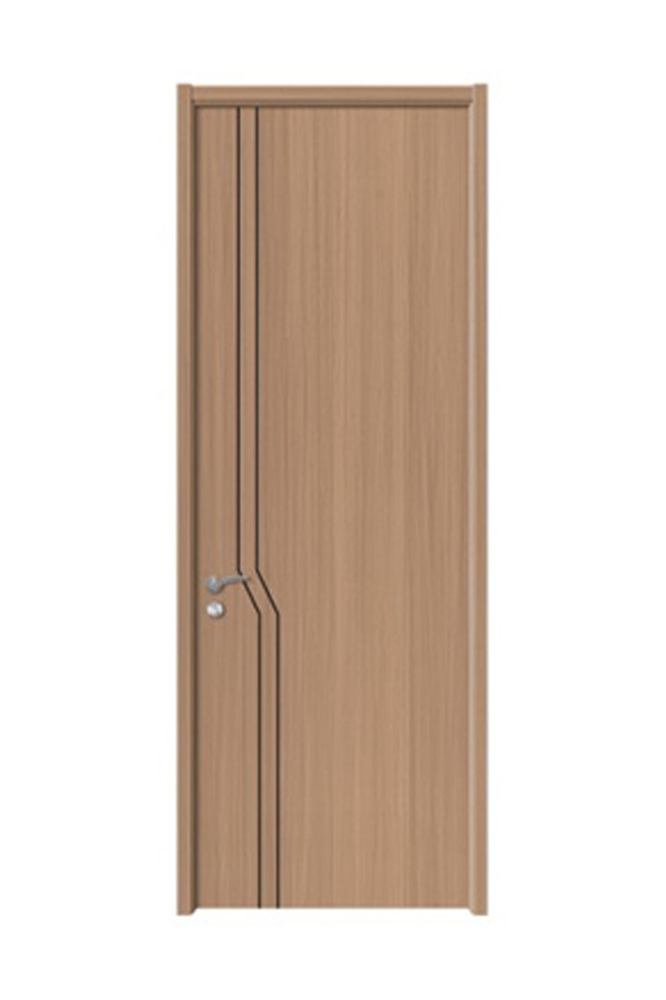 GY-W039 Elegante puerta de dormitorio compuesta de madera maciza