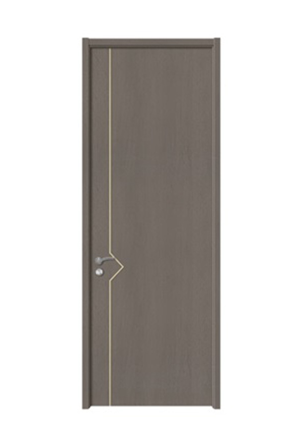 Puerta de apartamento de madera MDF laminada PVC interior GY-W036