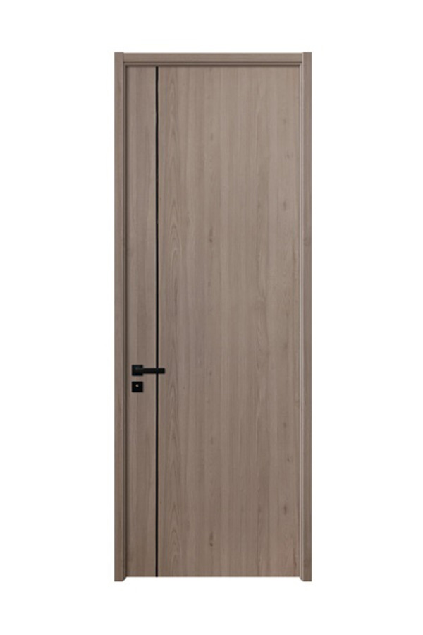 Puerta interior de dormitorio de madera con acabado HPL resistente al agua GL-03