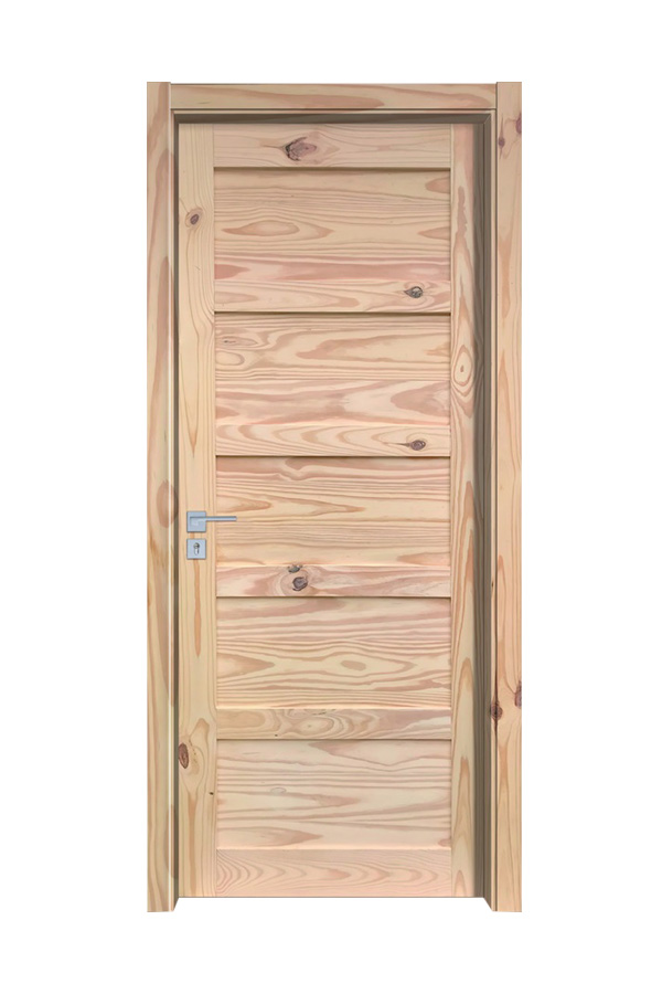 Puerta ambiental tradicional de madera maciza para habitación GY-PW05